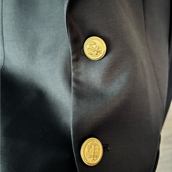 Lauren Ralph Lauren Navy Blazer with Gold Buttons - Picture 9 of 10